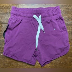 Purple Love Fitness Shorts